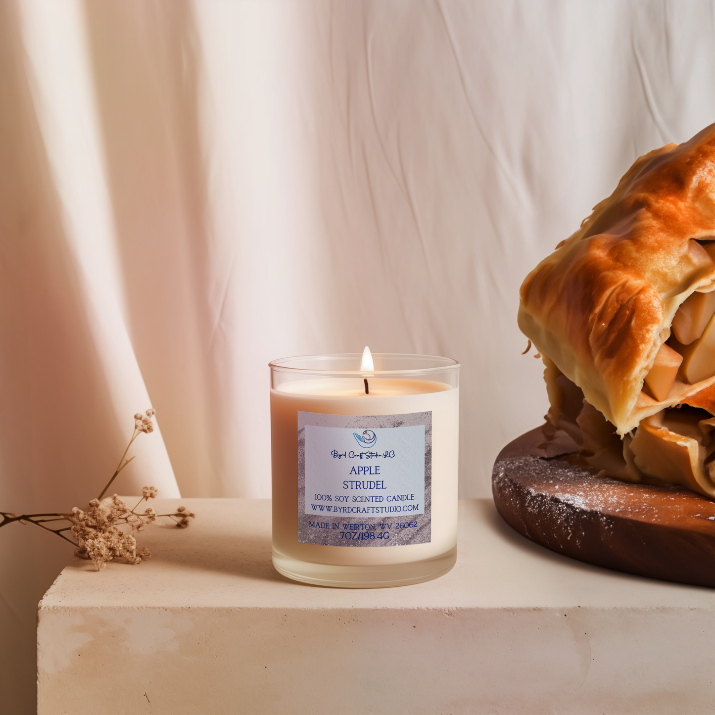 Apple Strudel Candle