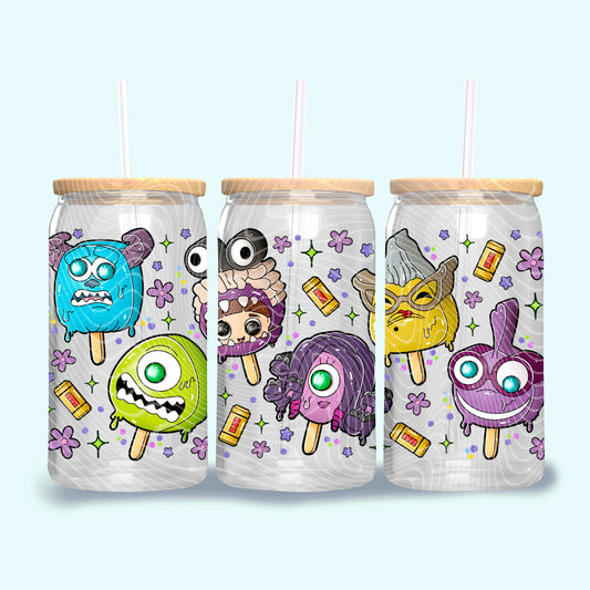 Monsters Inc. Popsicle Libbey Glass