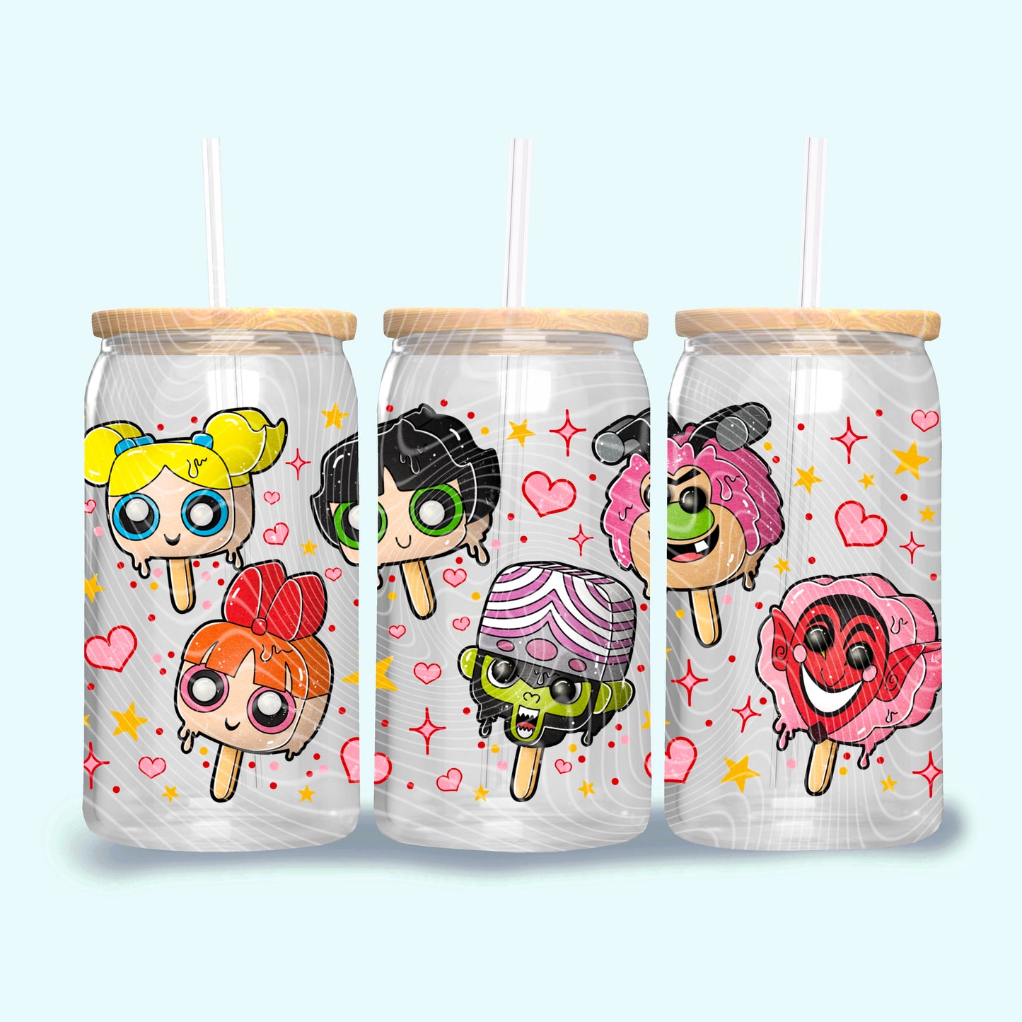 Powerpuff Libbey Glass