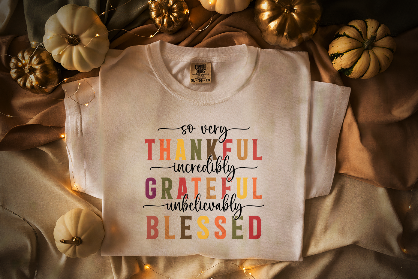 Thankful Grateful Blessed Fall Shirt 🍁✨